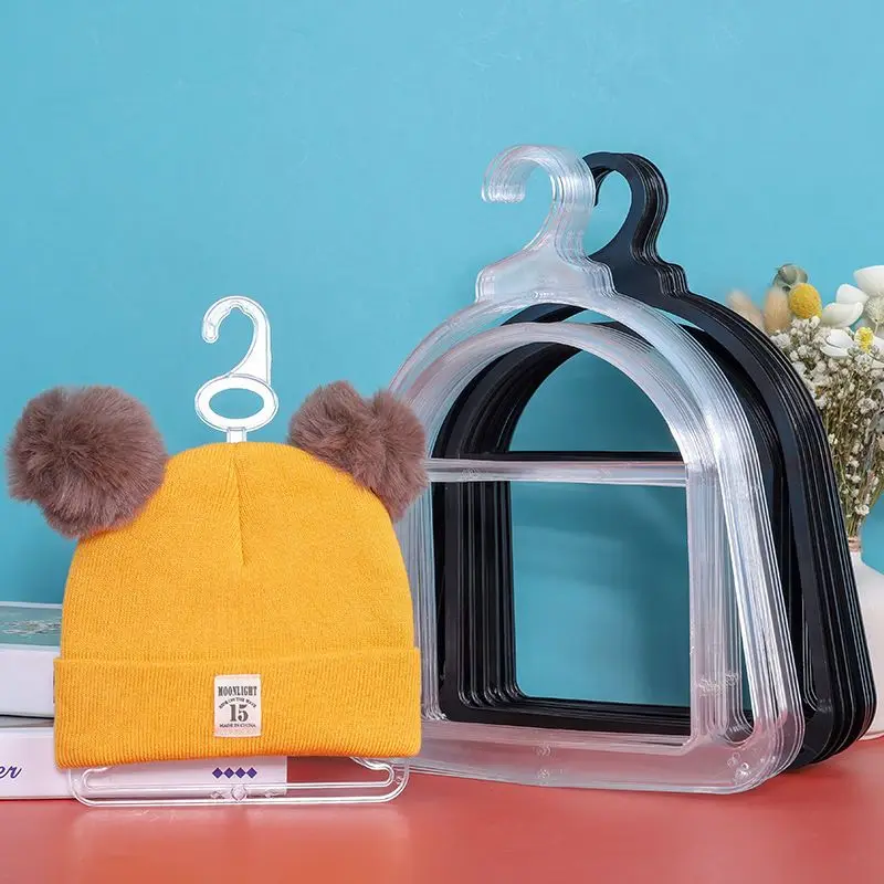 Baby Clothing Hanging Rack - ชั้นวางหมวกแบบเรียบง่าย สำหรับเด็กและผู้ใหญ่ ที่แขวนหมวกถัก สำหรับโชว์สินค้าในห้างสรรพสินค้า ร้านเสื้อผ้า ชั้นวางพลาสติกแบบแขวน