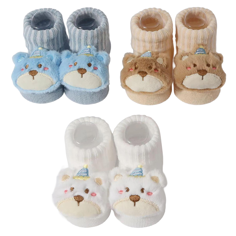 Baby Clothing Dividers - 3 คู่/เซ็ตถุงเท้าเด็กทารกเด็กแรกเกิดอุปกรณ์เสริมการ์ตูนสัตว์เด็กของขวัญเสื้อผ้าเด็กทารก Stuff ผ้าฝ้ายถุงเท้าระบายอากาศ
