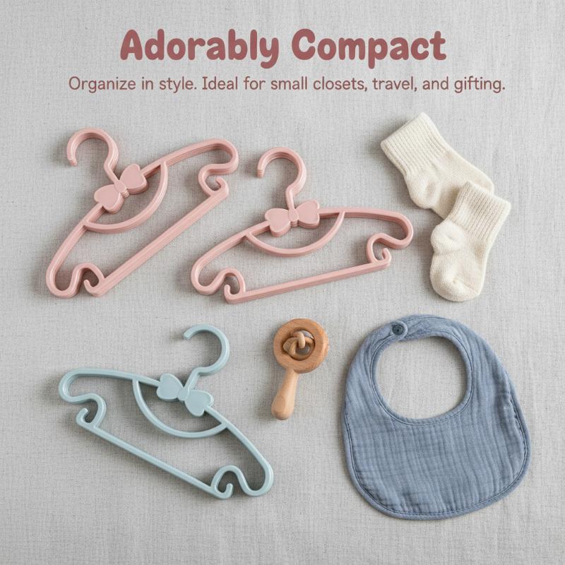 12 ชิ้น ชุดไม้แขวนเสื้อเด็กทาร - Baby Clothing Hanging Rack บทวิจารณ์และราคา