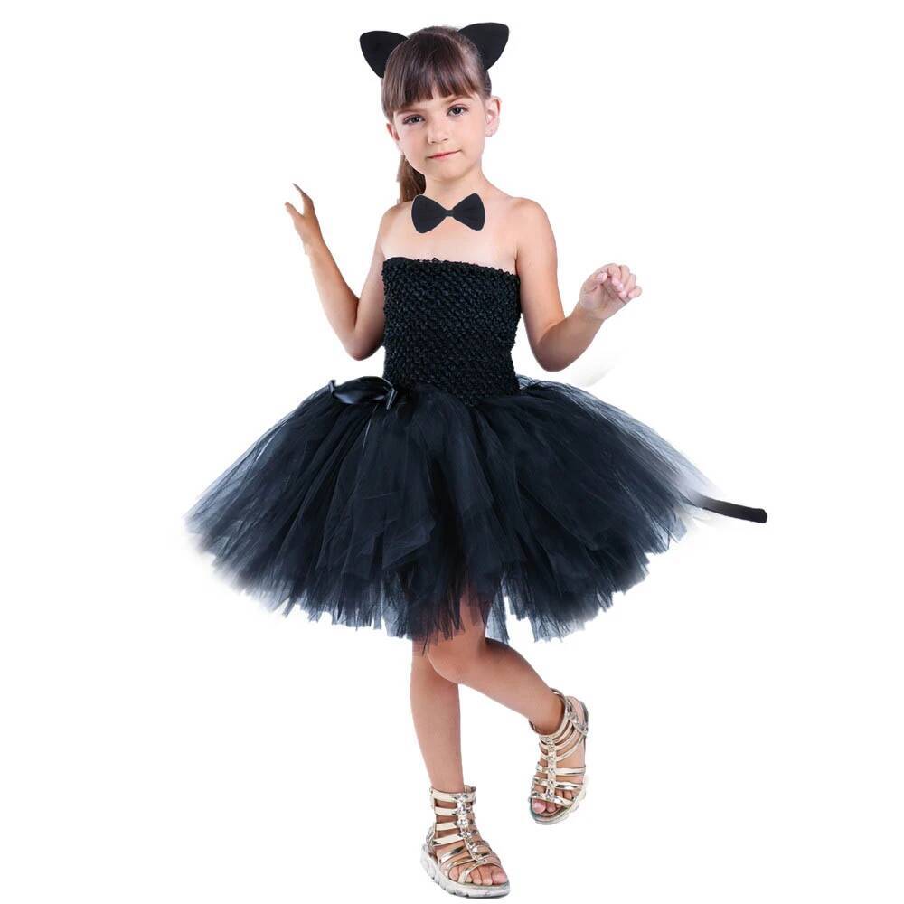 ชุดเดรสกระโปรงบัลเล่ต์แมวดำน่า - Baby Clothing Usa บทวิจารณ์และราคา