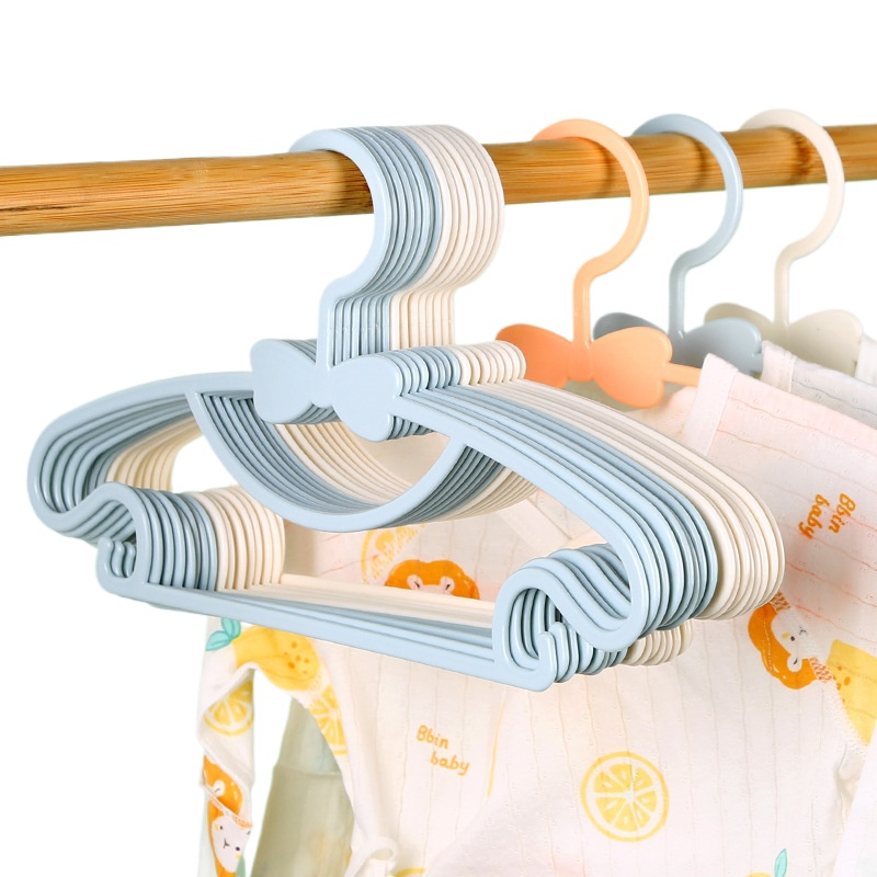 5-50Pcs ไม้แขวนเสื้อเด็กพลาสติ - Baby Clothing Hanging Rack บทวิจารณ์และราคา