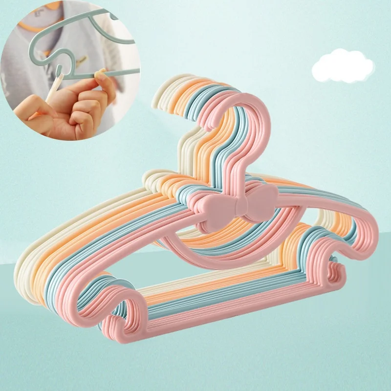 5-50Pcs ไม้แขวนเสื้อเด็กพลาสติ - Baby Clothing Hanging Rack บทวิจารณ์และราคา